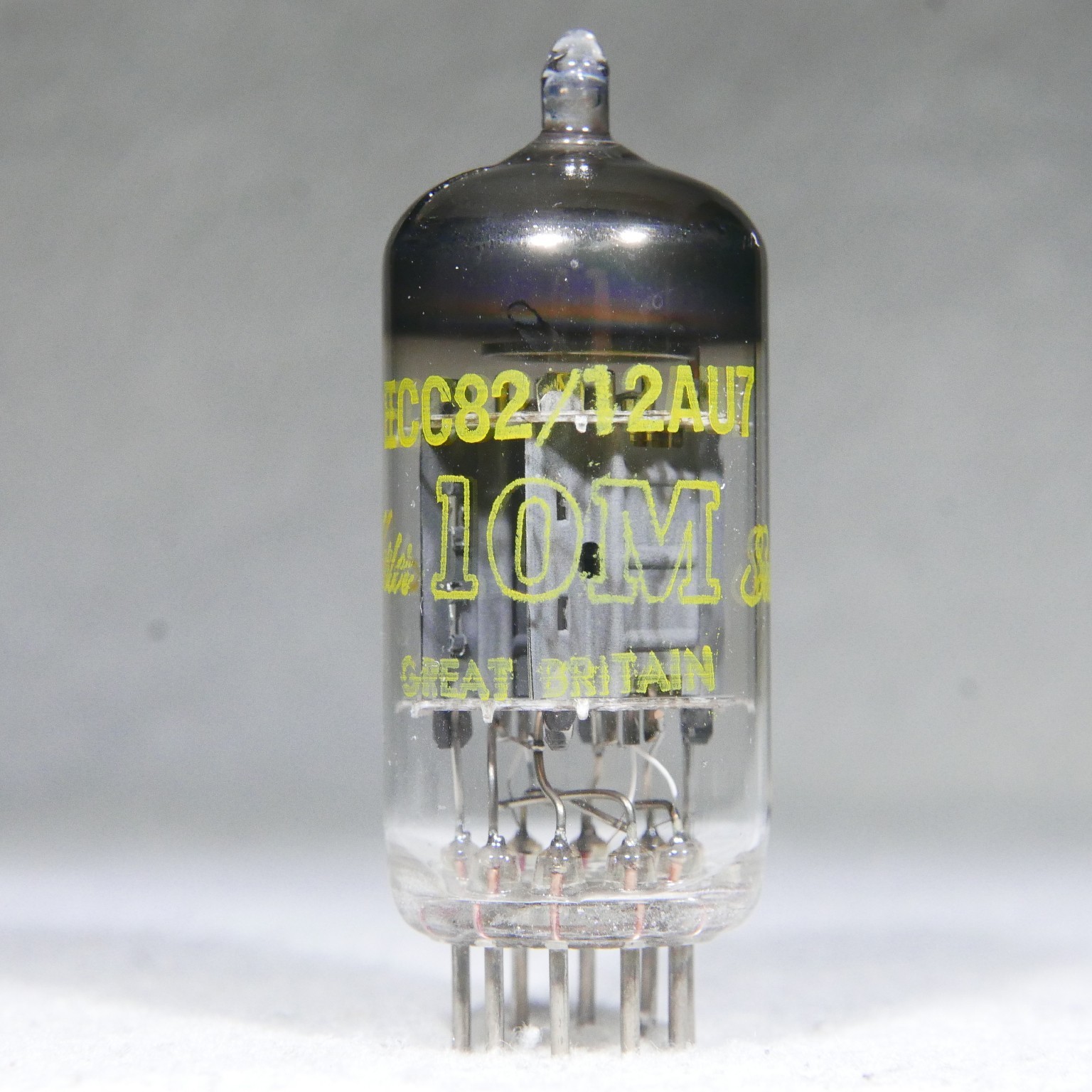 Rare Mullard 10M Master Series 12AU7/ECC82 Short Plate O-Getter UK 1966 Strong