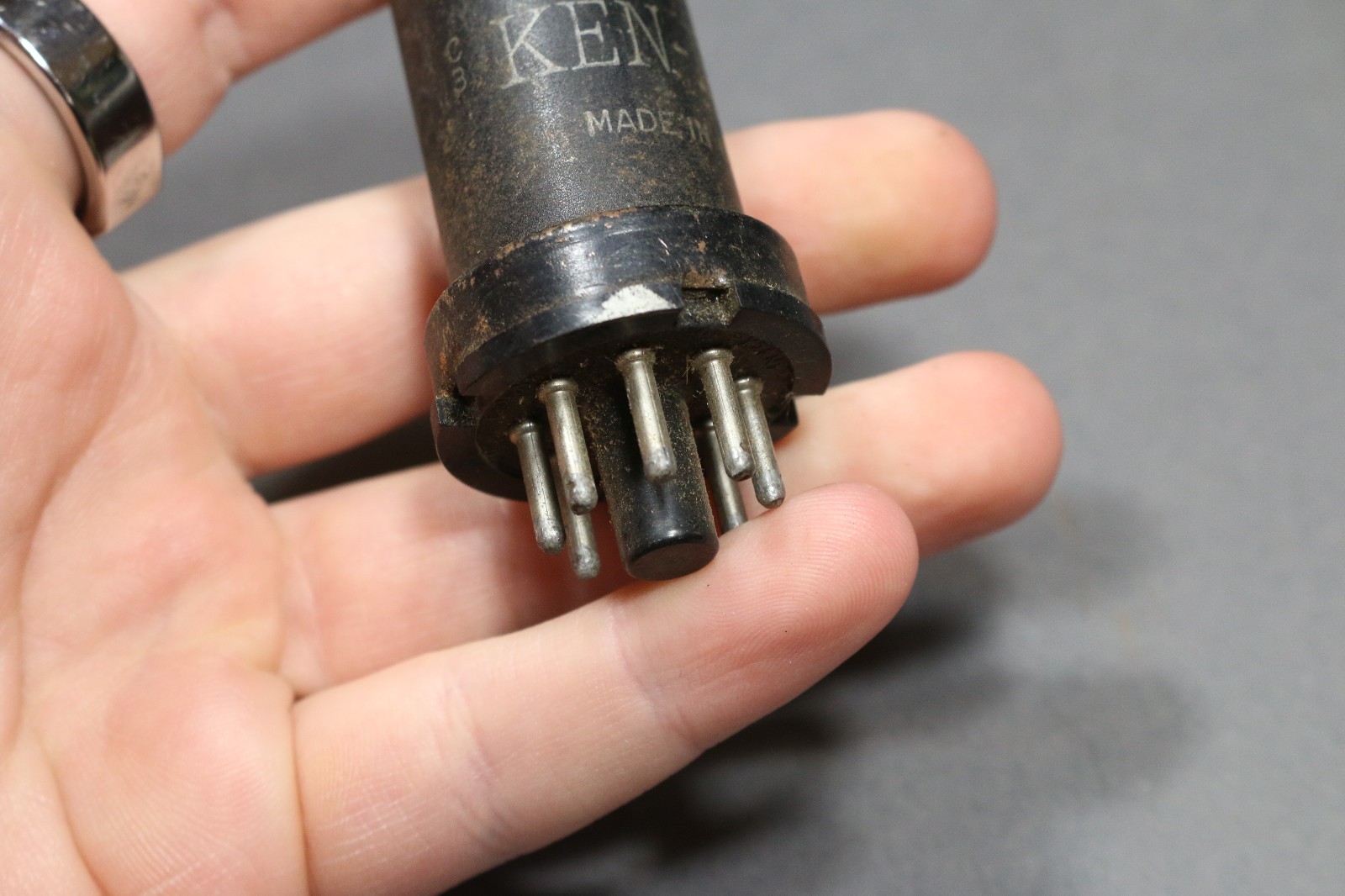 Vintage Ken-Rad 6SJ7 Tube VT-116 5693 Metal Preamp Audio Pentode Military Tested