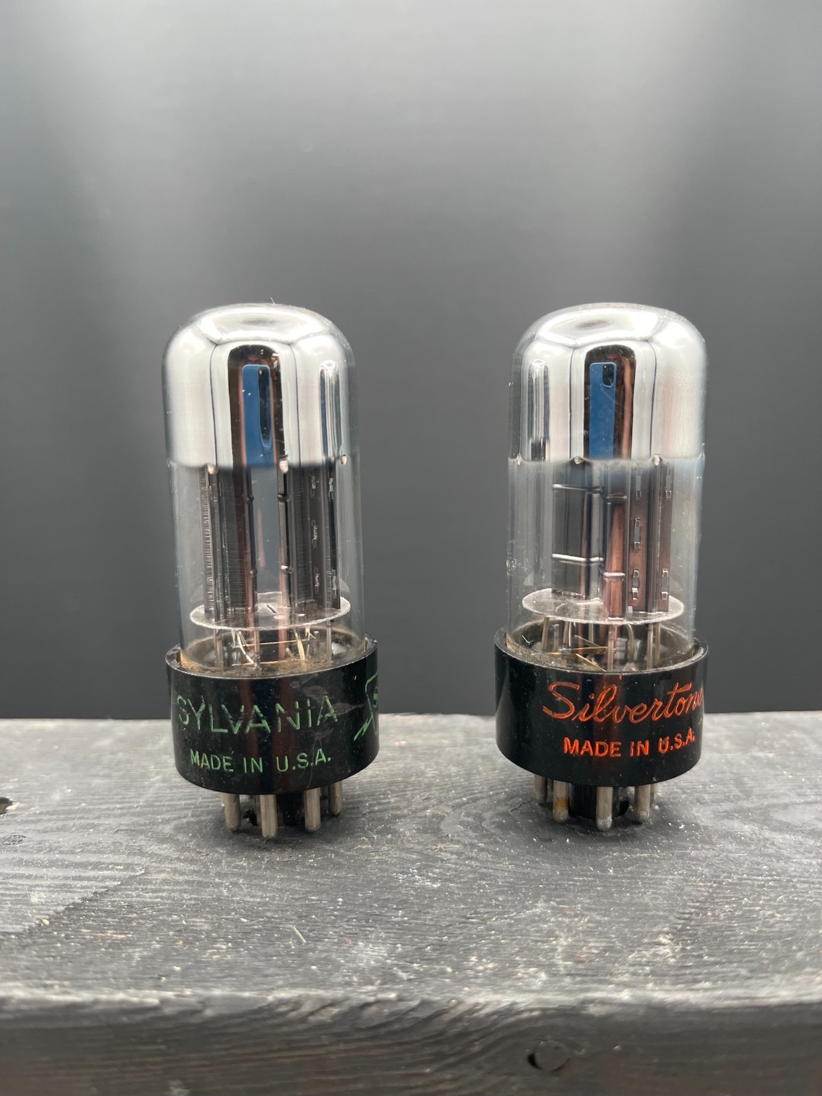 Sylvania Tall 6SN7GTB vacuum tubes matched & guaranteed