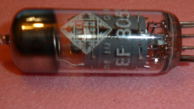 NEW 1PC TELEFUNKEN EF805S Vintage vacuum Electron Tube Radio NOS amplifier 9-PIN