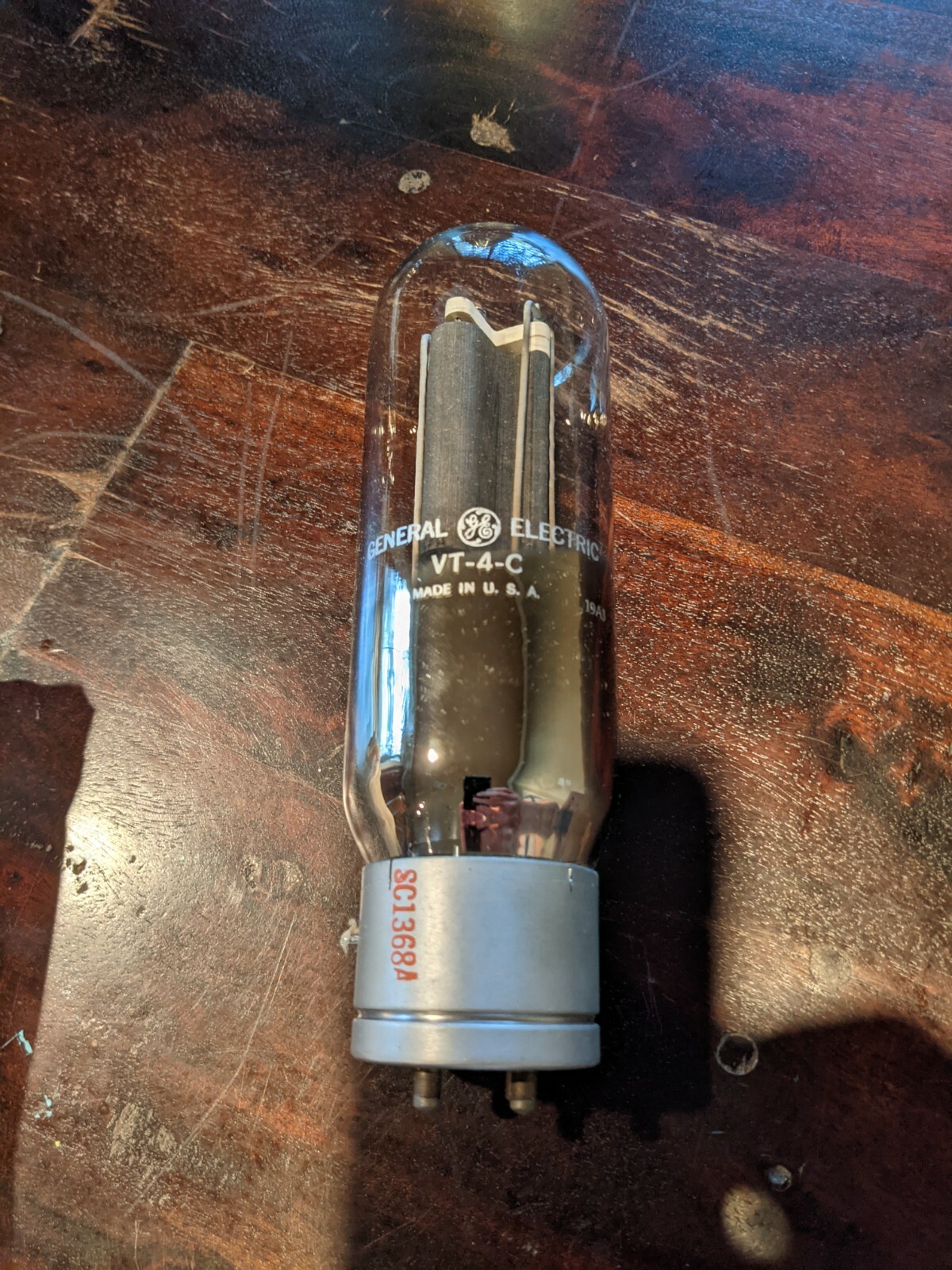 General Electric GE VT-4-C VT4C (211-D) Tube in Box Hickok TV-7B/U Tested NOS