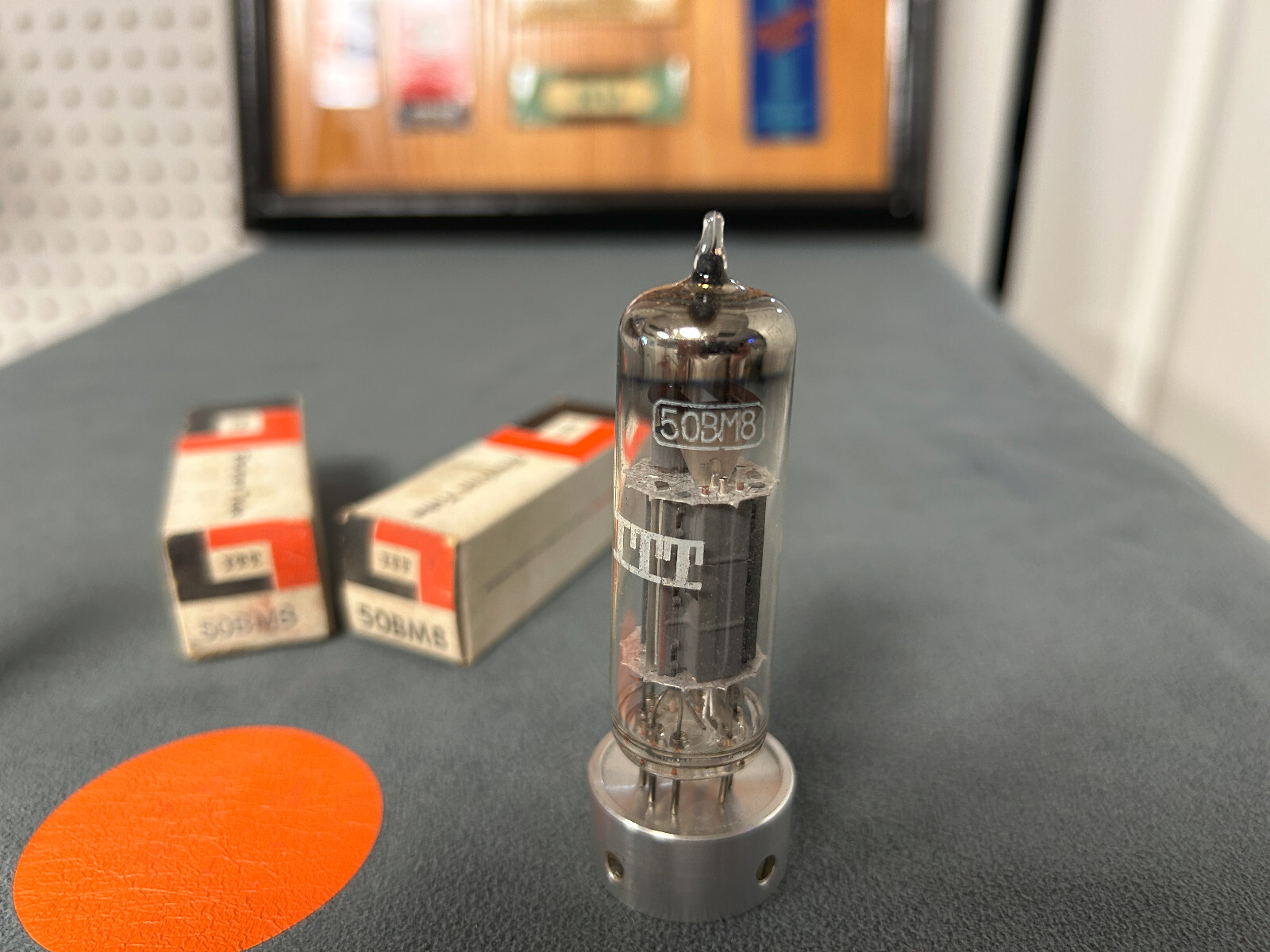 Pair of ITT (Japan) 50BM8 Tubes – NOS NIB – Sencore TC162 Test