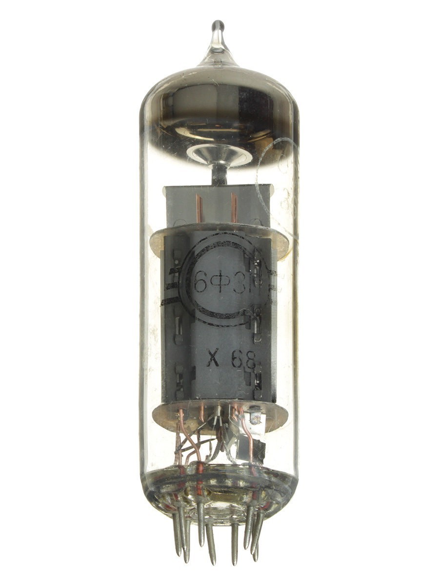 6F3P 6Ф3П Svetlana Vacuum Radio HiFi Amplifier Gold Grid AMP Tube 6BM8 ECL82