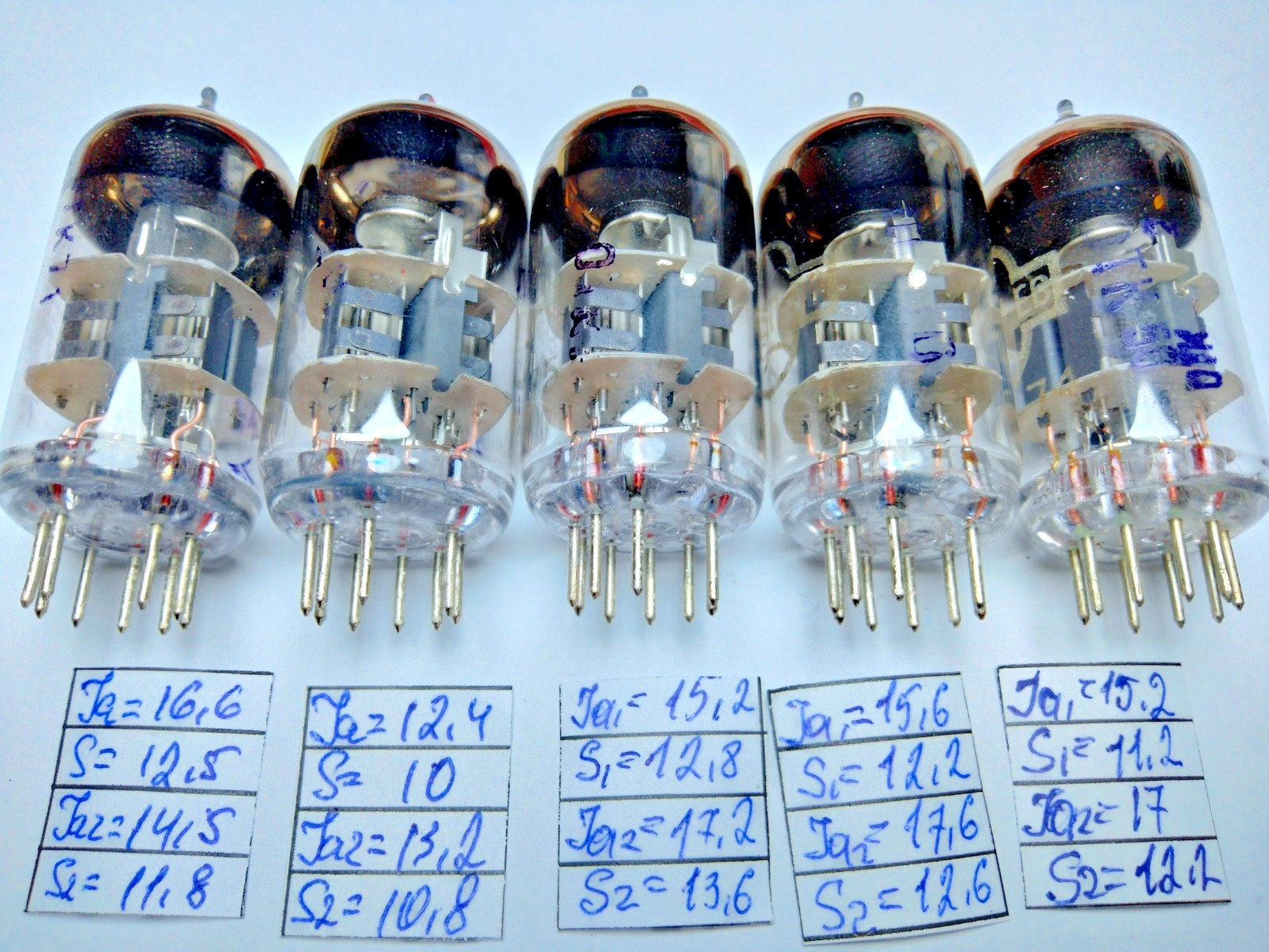10 pcs NEW 6N23P-EV/ ECC88/6DJ8 Reflector tubes 70`s