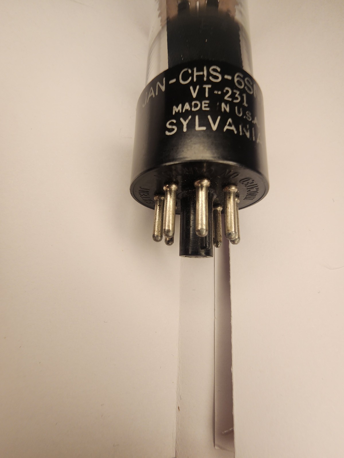 VTG Sylvania Vacuum Tube JAN-CHS-6SN7GT VT-231 Bad Boys Audiophile