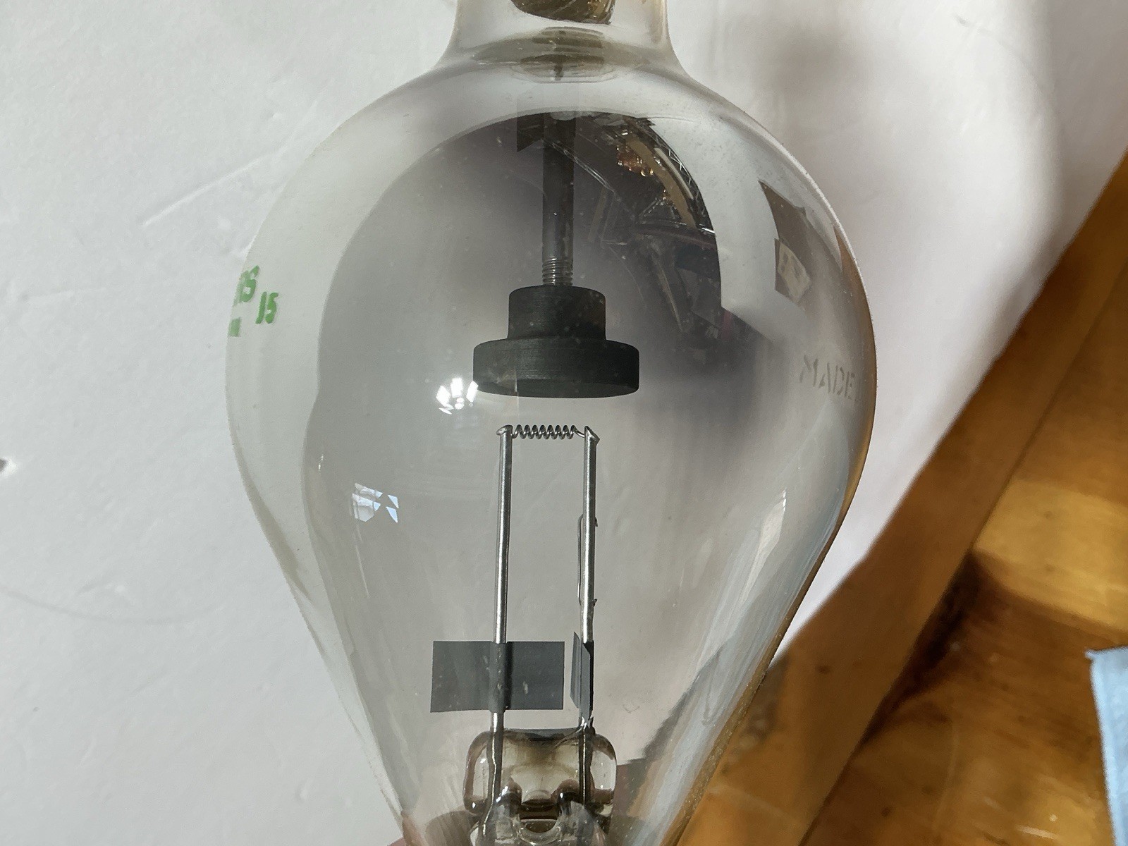 BIG TUNGAR Rectifier Bulb tube 1164 WORKING ROGERS Canadian Vintage w/ BOX RARE