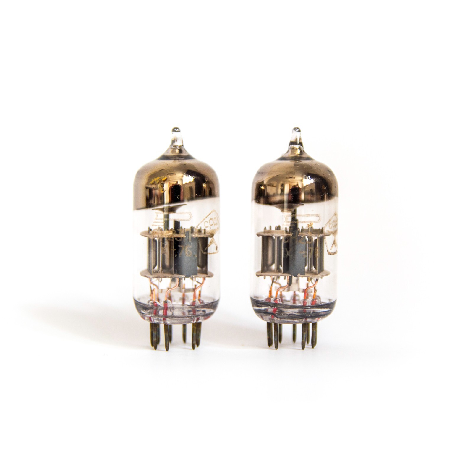 MATCHED PAIR 6N23P Voskhod 1976 year. DOUBLE TRIODE Tube 6DJ8 E88CC NEW