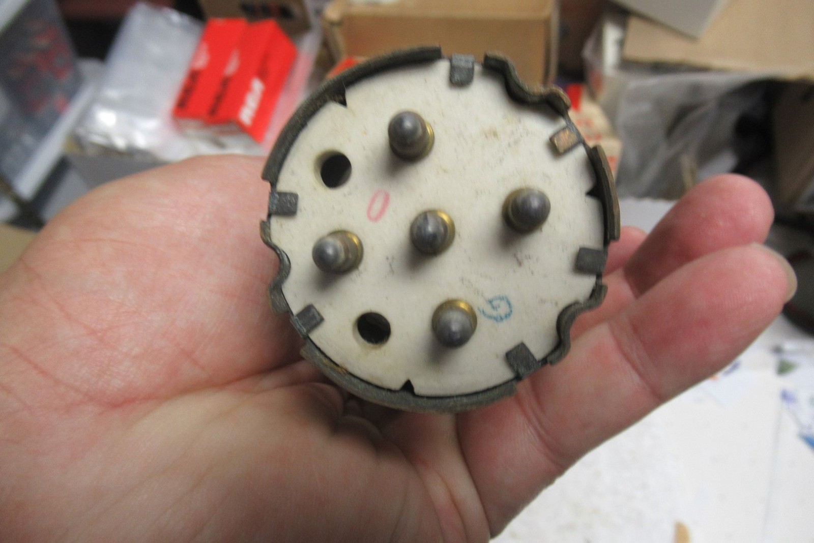 Telefunken Valve RS391, with socket
