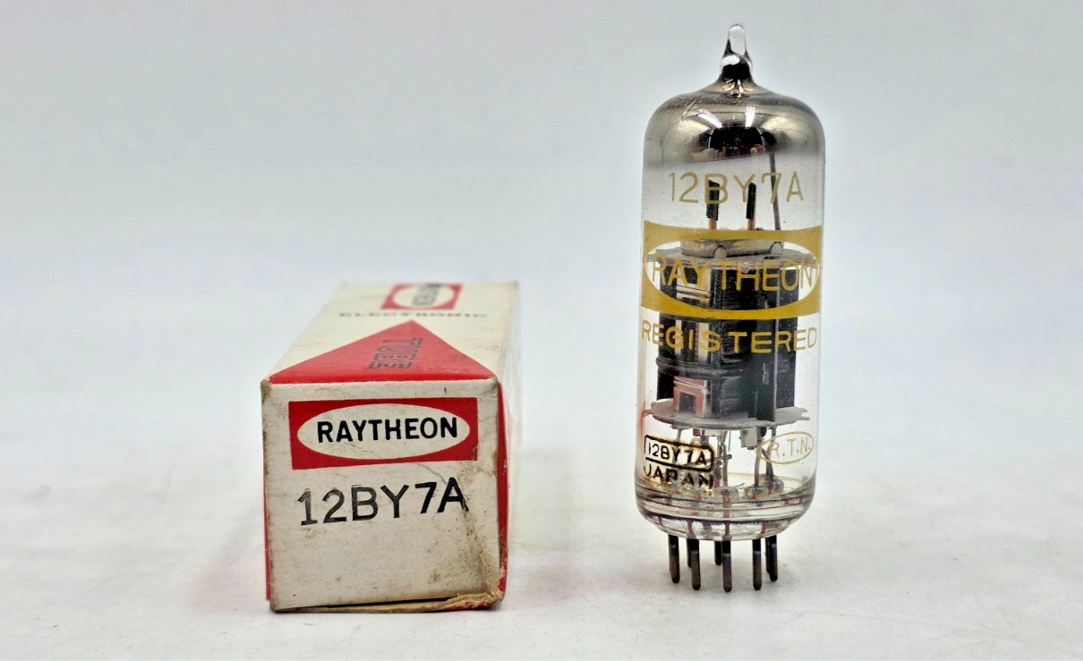 12BY7A / 12BV7 / 12DQ7 Raytheon Tube New (New Old Stock) Test NEW 1Year Warranty
