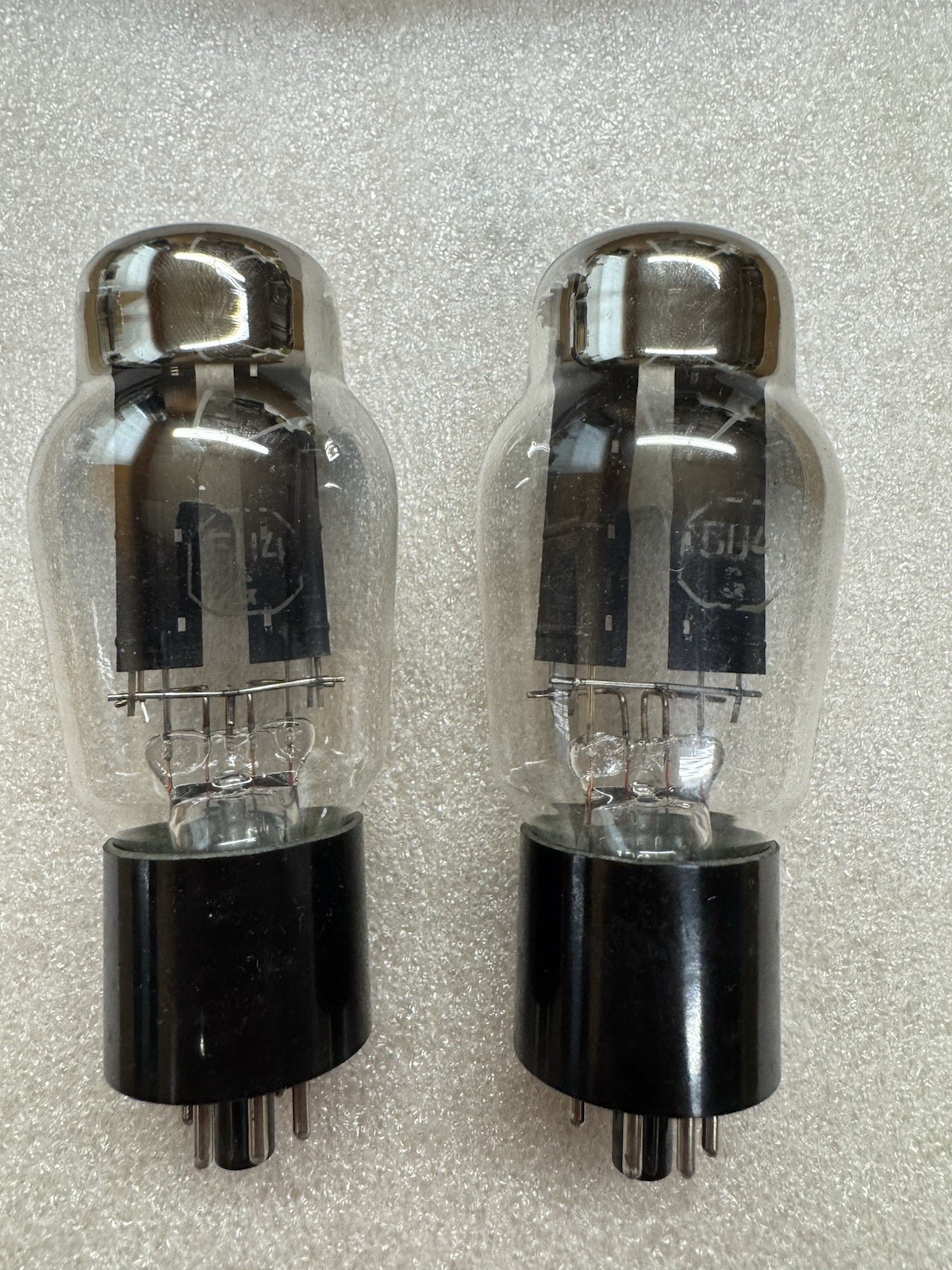 RCA 5U4G Black Plate Pair Rectifier Tubes n2