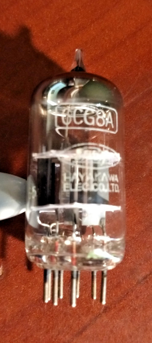 ONE 6CG8A SHARP / HAYAKAWA HiFi Ham Radio Amp Vacuum Tube MADE IN JAPAN