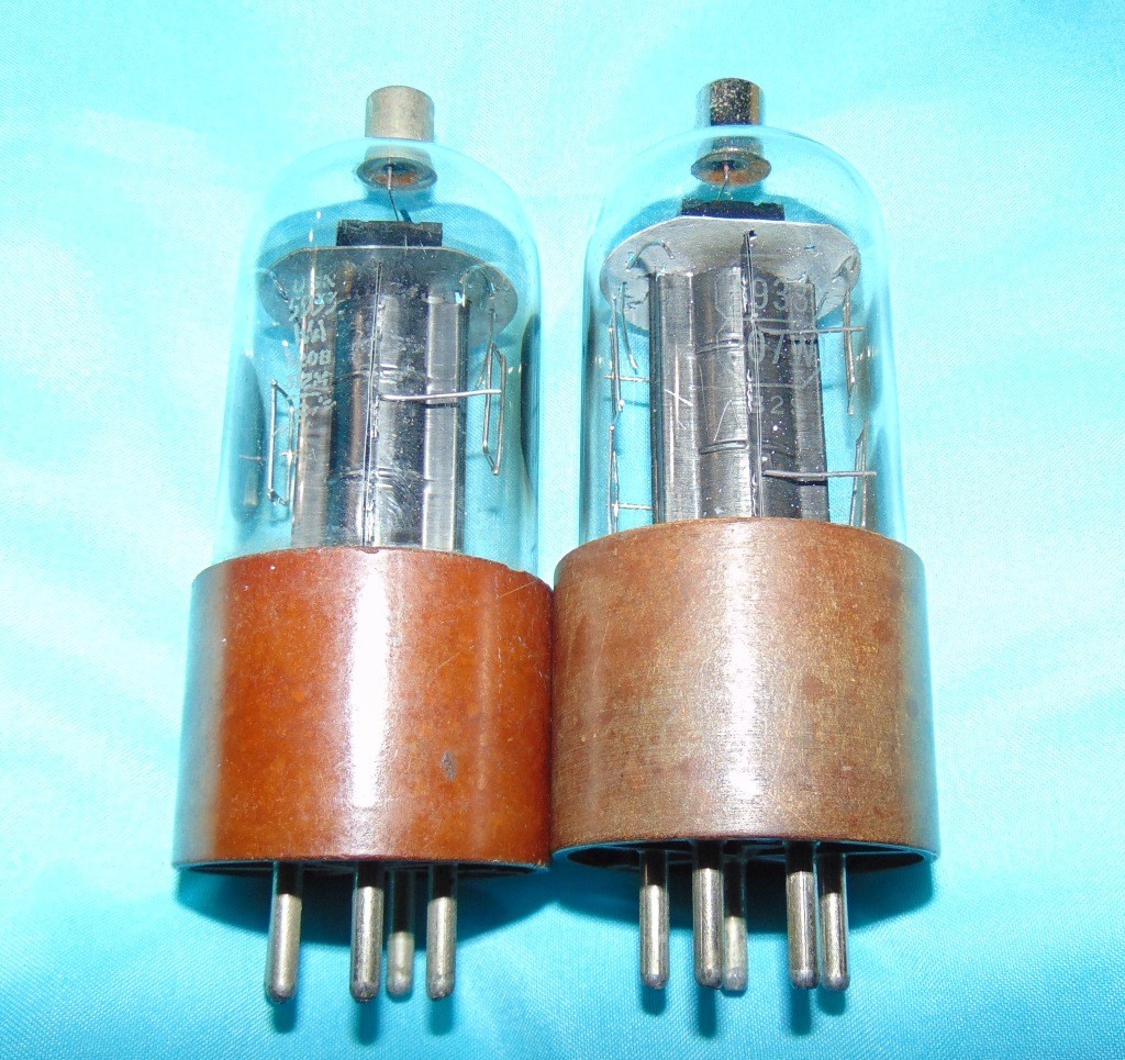 USN & Sylvania – 5933WA & 5933/807W Vacuum Tube Pair – Close Match