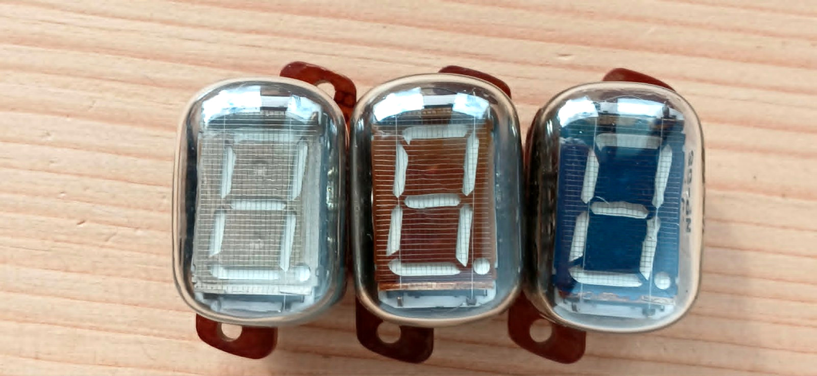 6pcs IV-22 ИВ-22 Soviet VFD 7 Segment Nixie Tube. NEW. 100% Tested. NOS.