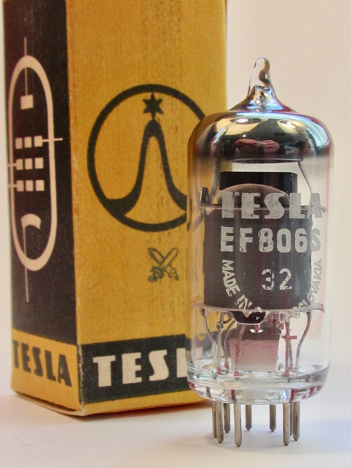 NOS TESLA EF806S (EF86) TELEFUNKEN-TOOLING TESTED SELECT TROPHY AUDIO AMP TUBES