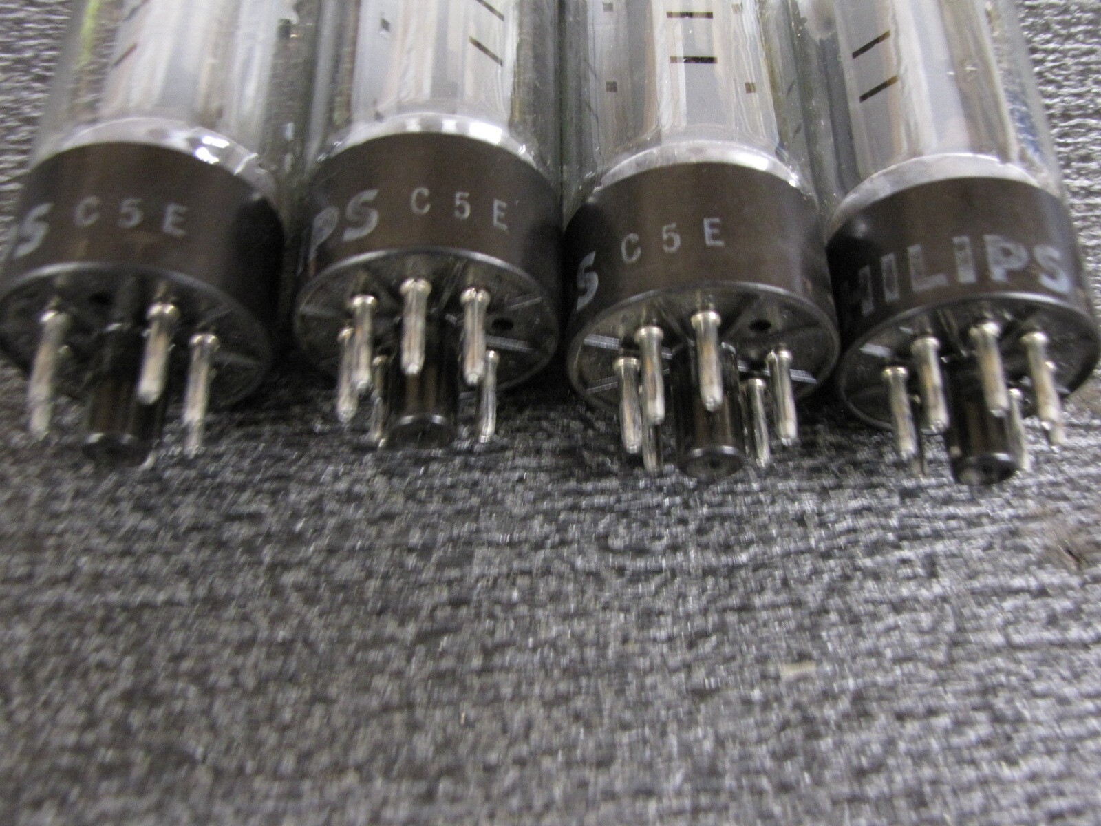 1975 Phillips / Mullard 6CA7 (quad) 7025 /12AX7 (three) MATCH SET !!!!!!