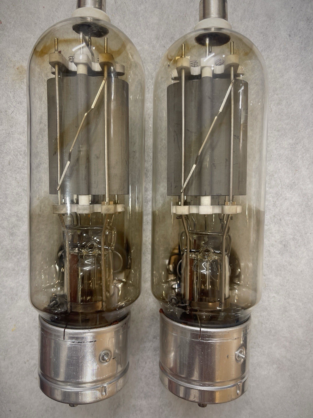 Amperex 805 VT-143 838 Double O Getter NOS Tested Strong Matched Pair