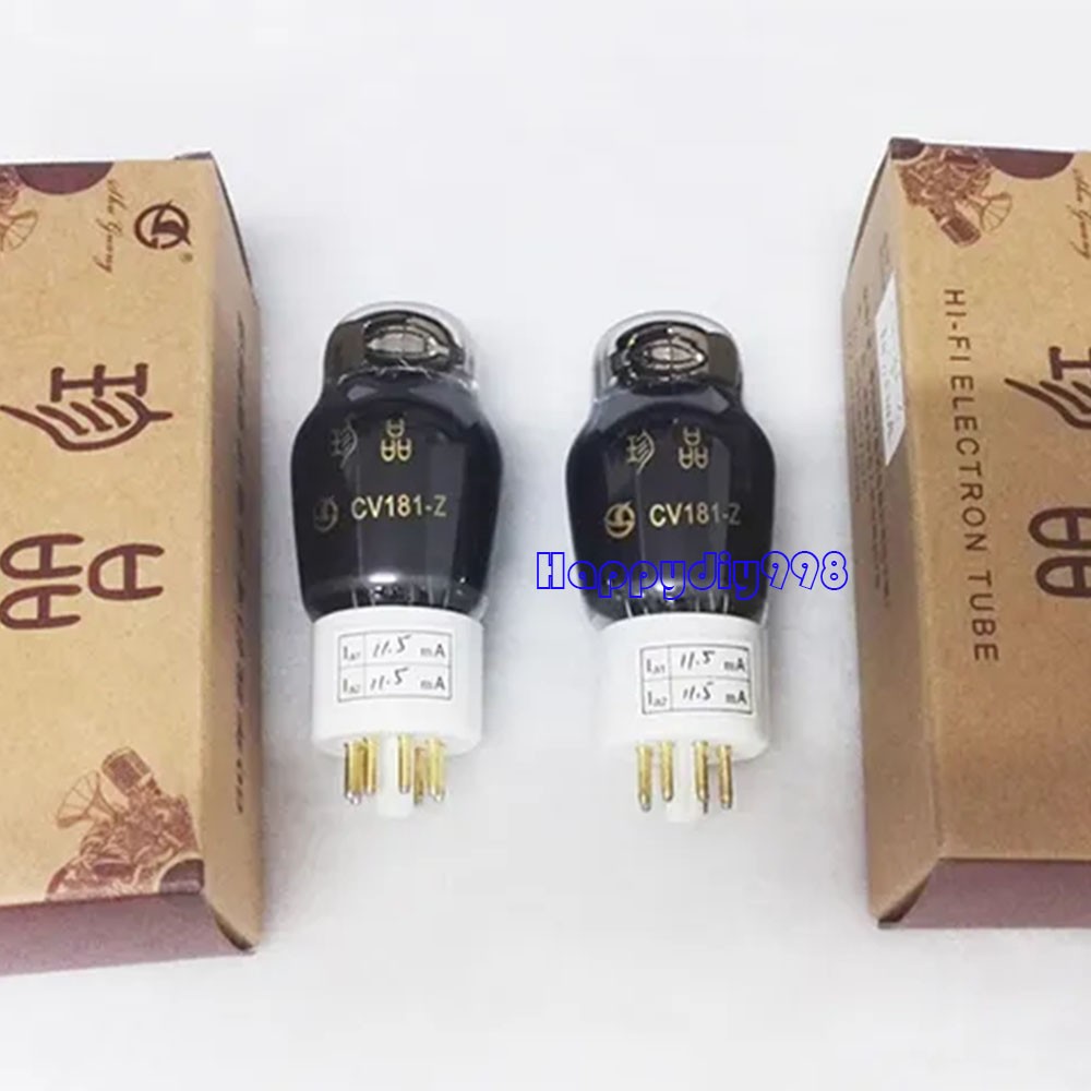 2 pcs matched Shuguang Treasure CV181-Z Vacuum Tube Re CV181 CV181-T 6SN7