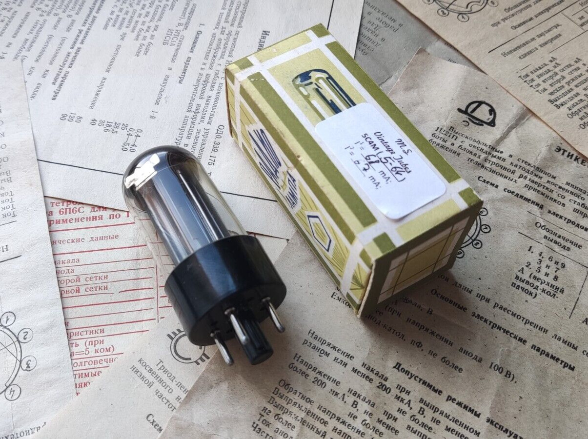 5C4M Rectifier Kenetron Tube NIB NOS Tested (USA Seller)