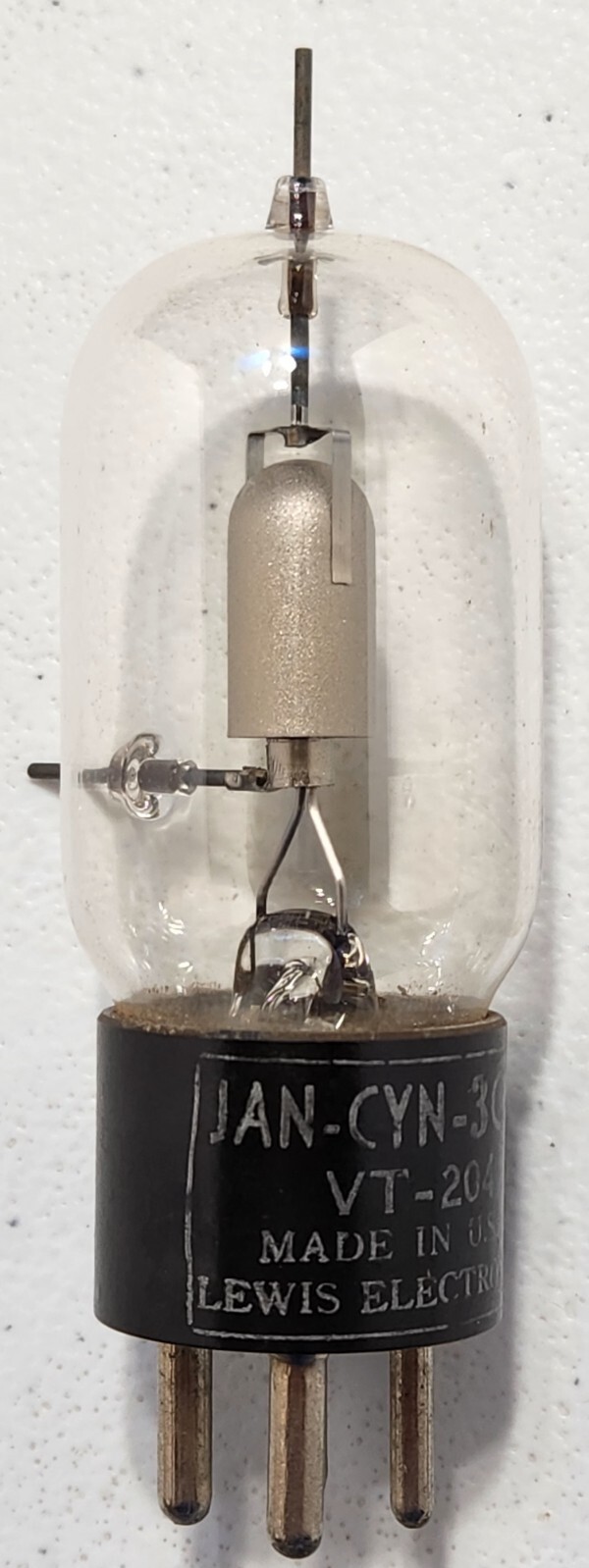 Vintage Lewis Electronics JAN-CYN-3C24 VT-204 Untested
