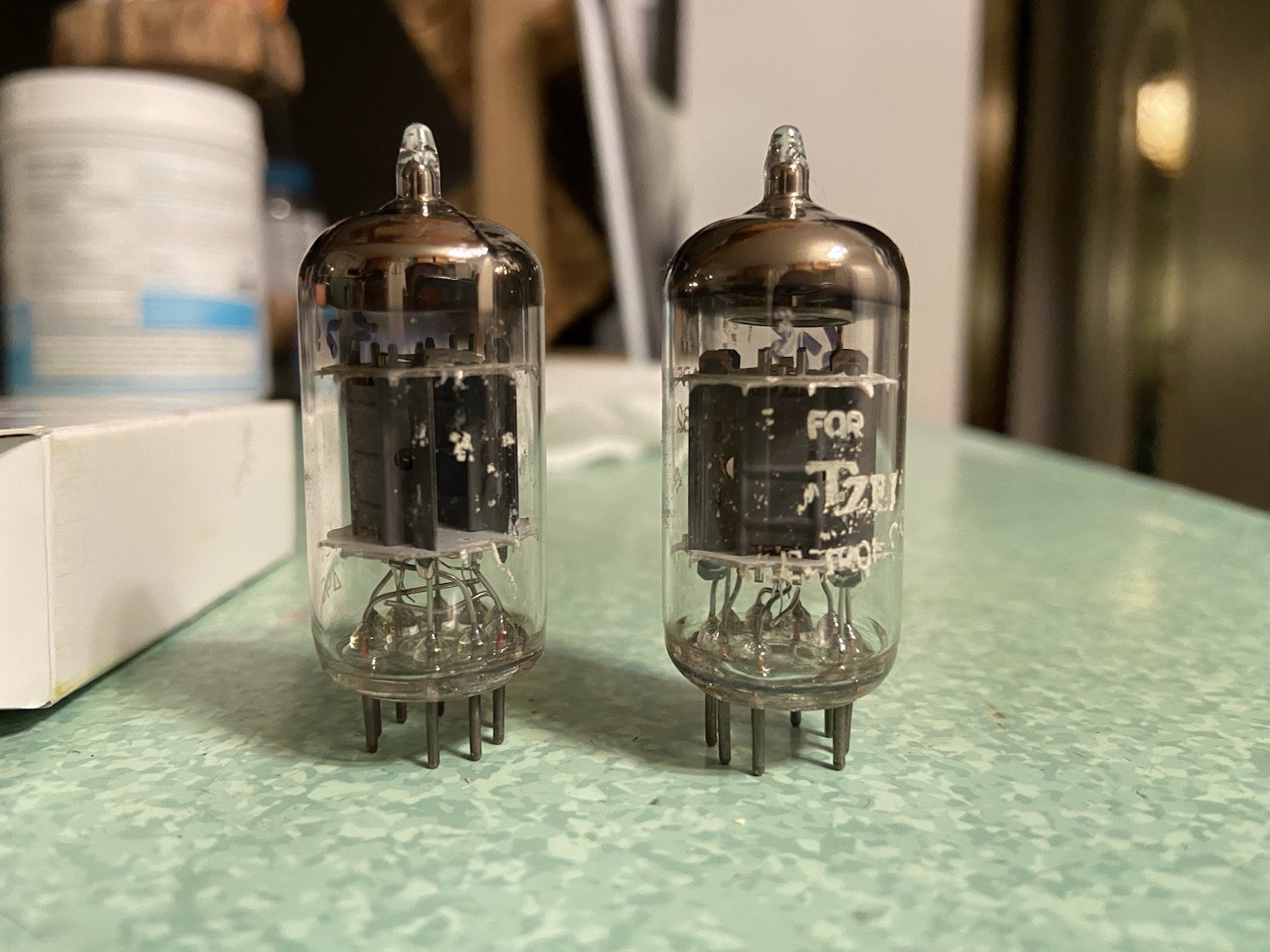 Amperex ECC83/12AX7 -Audio Tubes-Branded WurliTzer – Holland Strong- PAIR