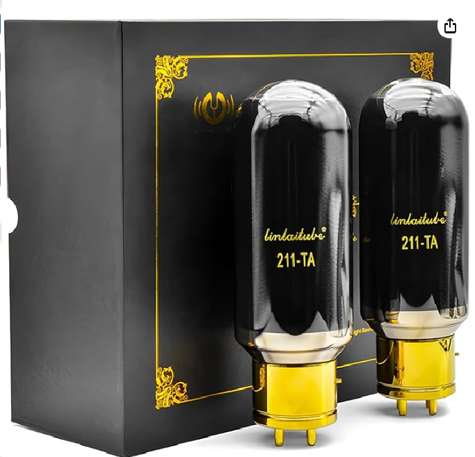 Matched Pair LINLAI 211 -TA Vacuum Tube Amplifier Valve With Gift Box