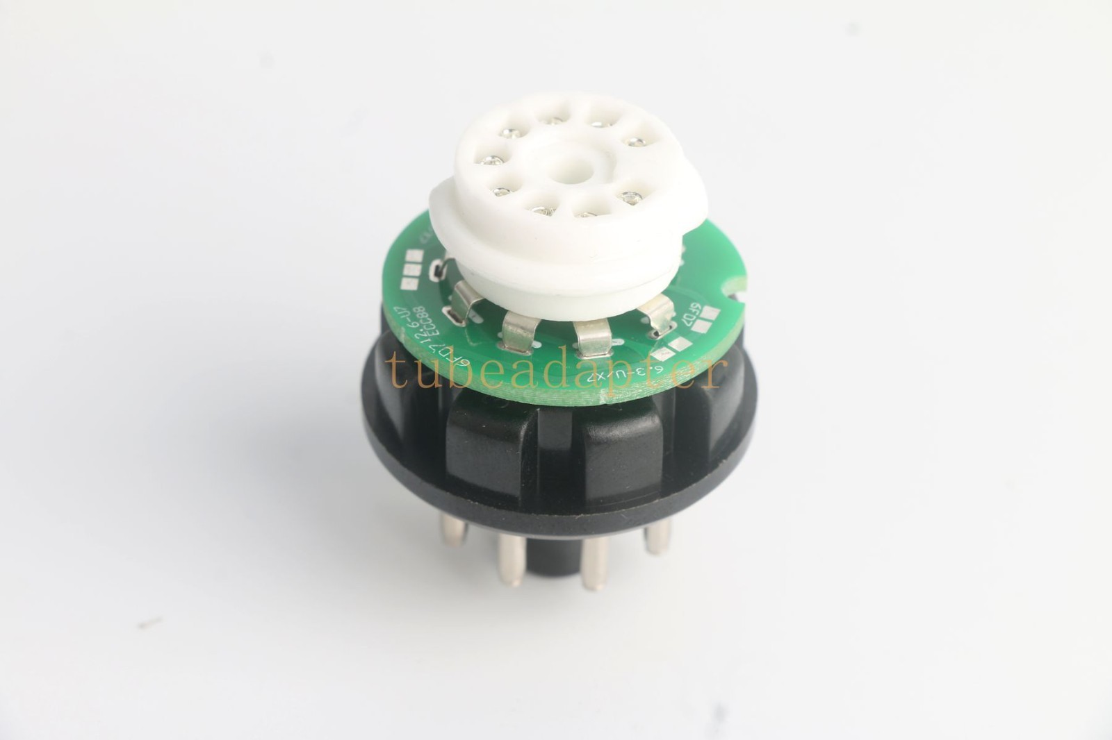 Pair 2pc 6V6 6F6(amp socket) to 6973 tube converter adapter