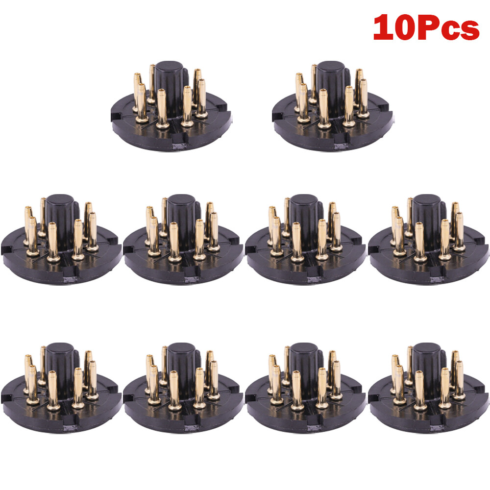 10Pcs K8A 8Pin Tube Socket For KT88 EL34 6550 6CA7 6SN7 Valve Base Audio HIFI