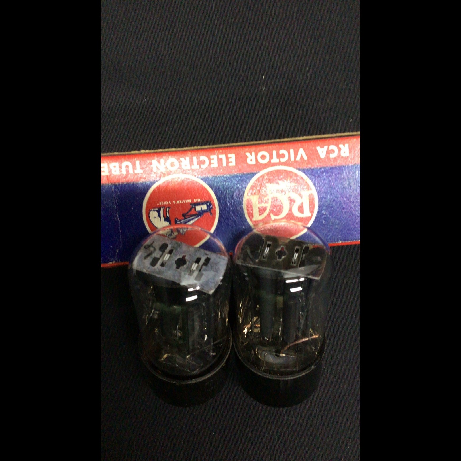 GREAT PAIR RCA Victor 5Y3GT Rectifier Radio Amplifier VACUUM TUBES Tested D.9579