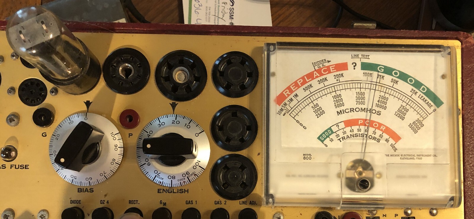 1ea Vintage GE 5Y3GT Vacuum Tube. USA , Both Plates Test Good. See Pics.