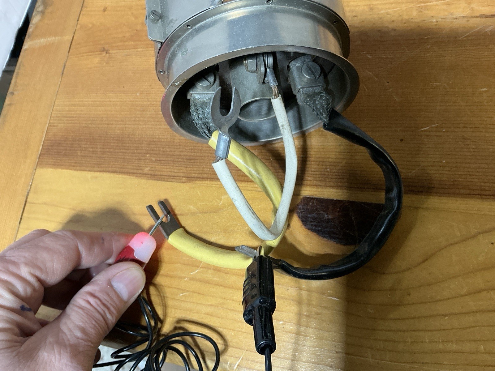 GIANT HYDROGEN Thyratron TUBE CV4566 Rocket Shape ATOMIC AGE MCM Britain 3 Wire