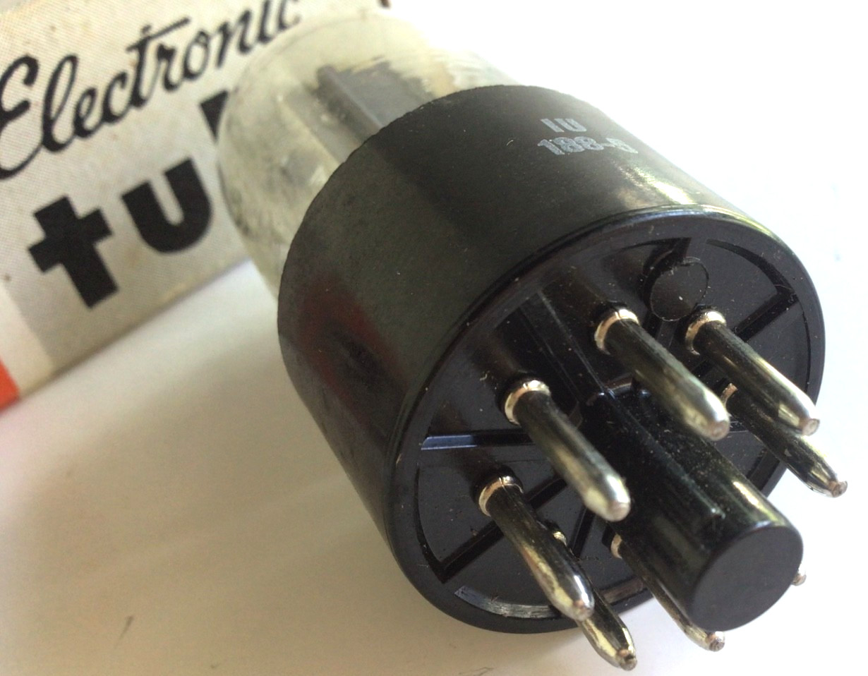 GE 6SN7GTB Vacuum Tube Vintage Tested Good with Original Box