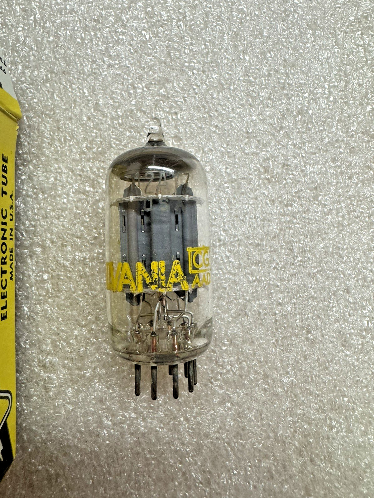 SYLVANIA 12AY7 Low Noise Preamp Tube NOS NIB