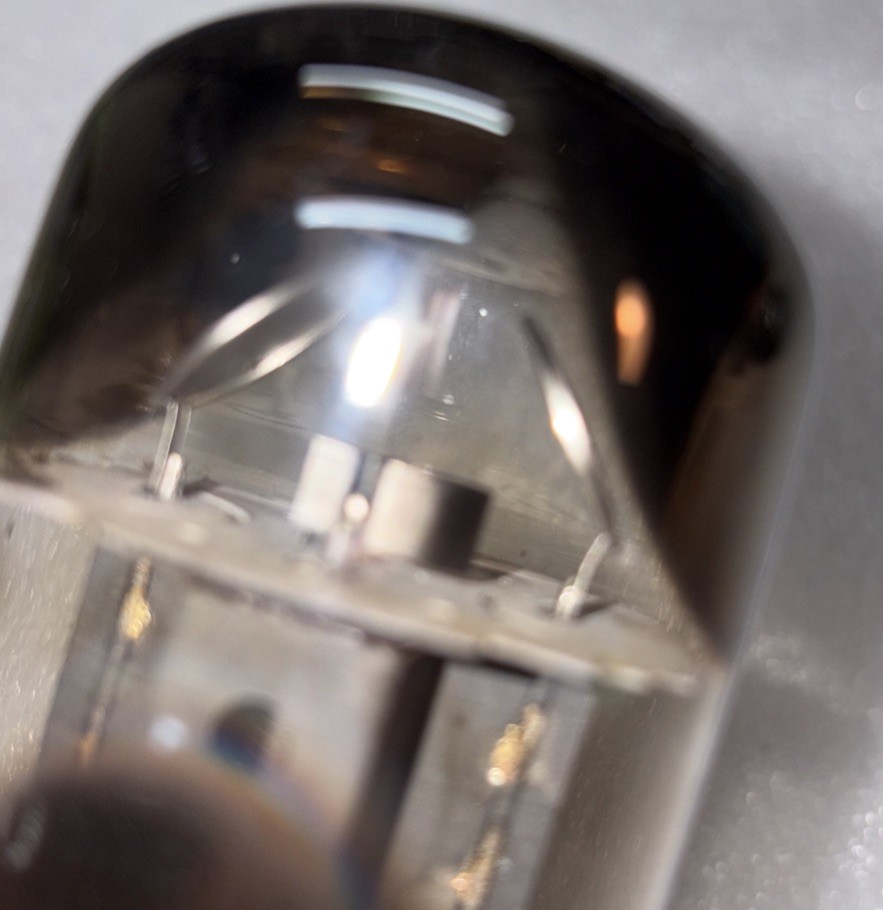 Dynaco GE 6550 DUAL DISC GETTER POWER VACUUM TUBE AMPLITREX TESTED 78% gm