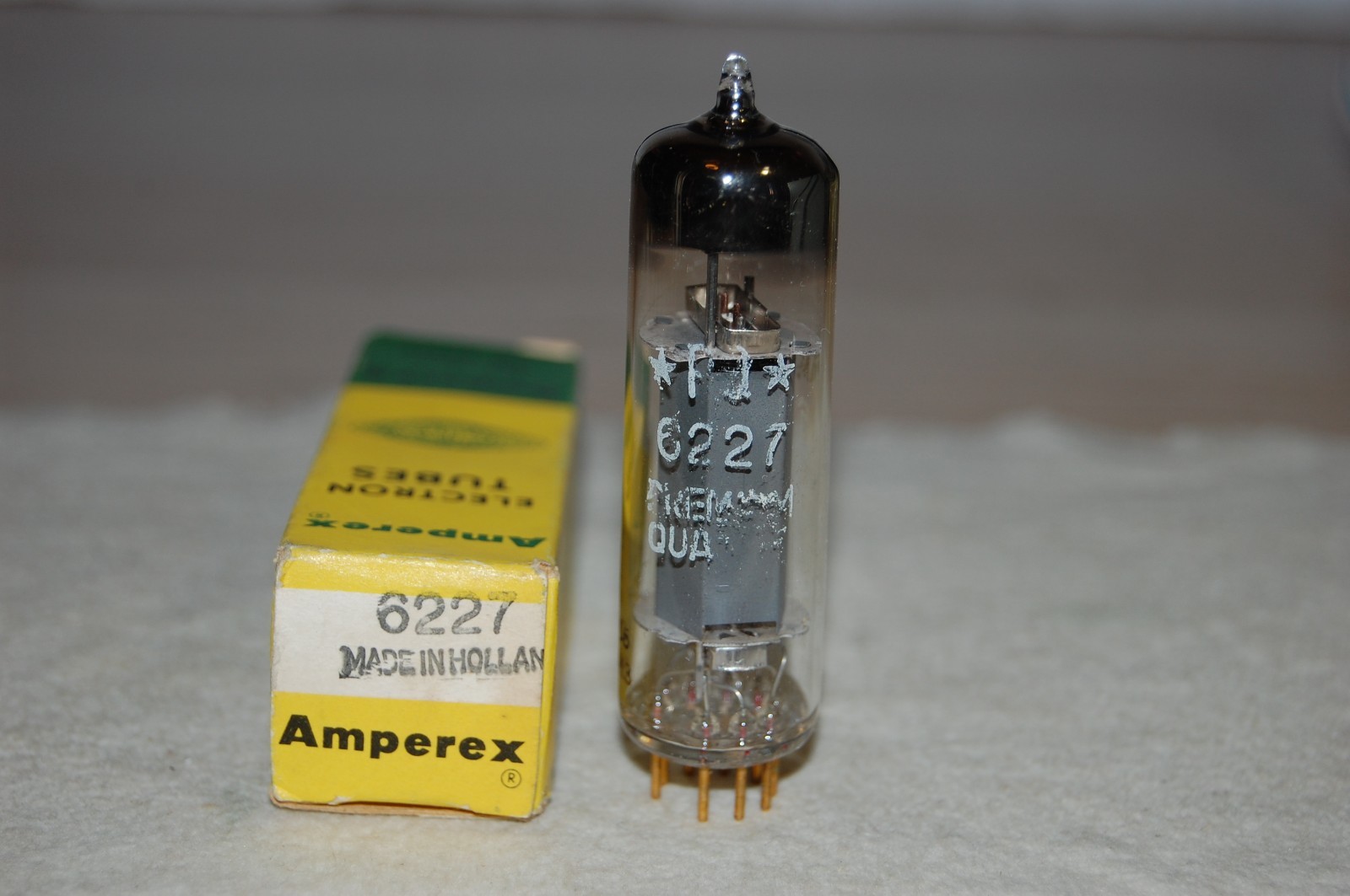 Vintage NOS NIB 1964 Amperex PQ E80L / 6227 Tube