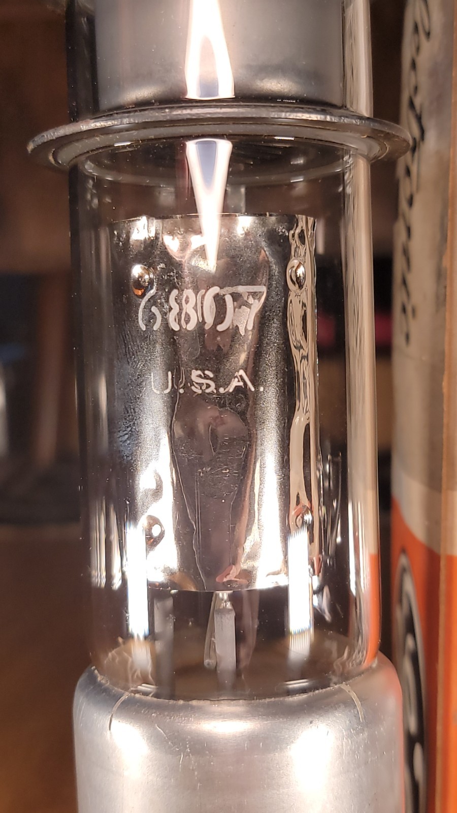 GE 6807 12AU7 ELECTRONIC VACUUM TUBE NOS – SOLD AS IS