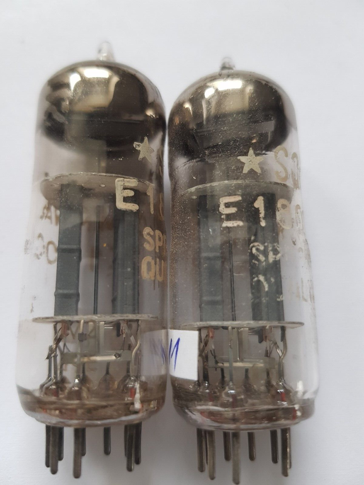 Rare – Pair – Philips SQ – Heerlen E180CC /6922 D-Getter Pinched waist Nr2 50’s
