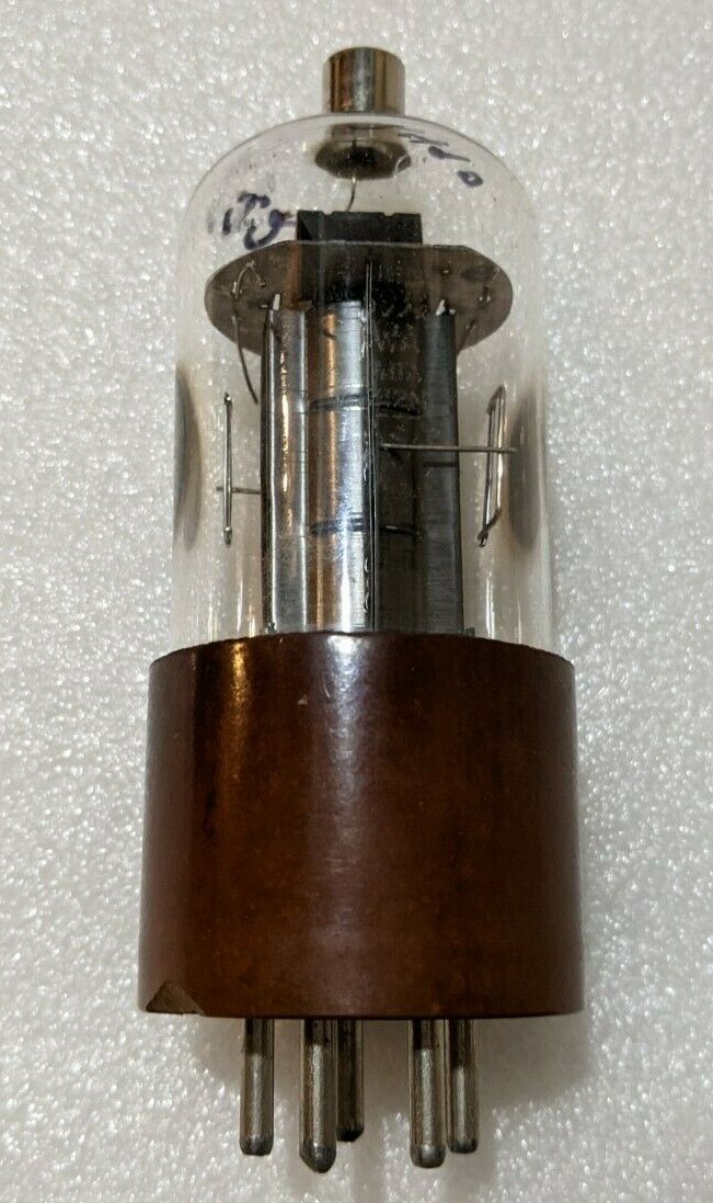 5933WA / 5933 / 807W Sylvania Tube NOS Testing Black Plate Dual Side Getters