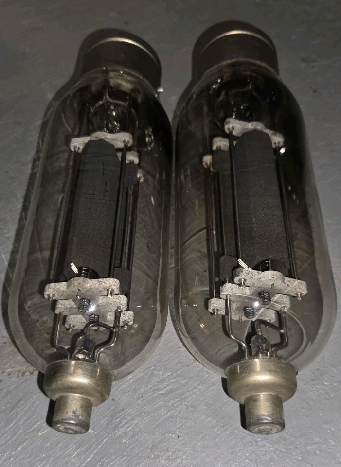 Pair RARE Fischer 3593 High Power Amplifier Triode Transmitter Vacuum Tubes
