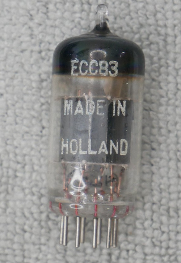 ECC83 HOLLAND TESTS EXCELLENT GUITAR AMPLIFIER PREAMP TUBE