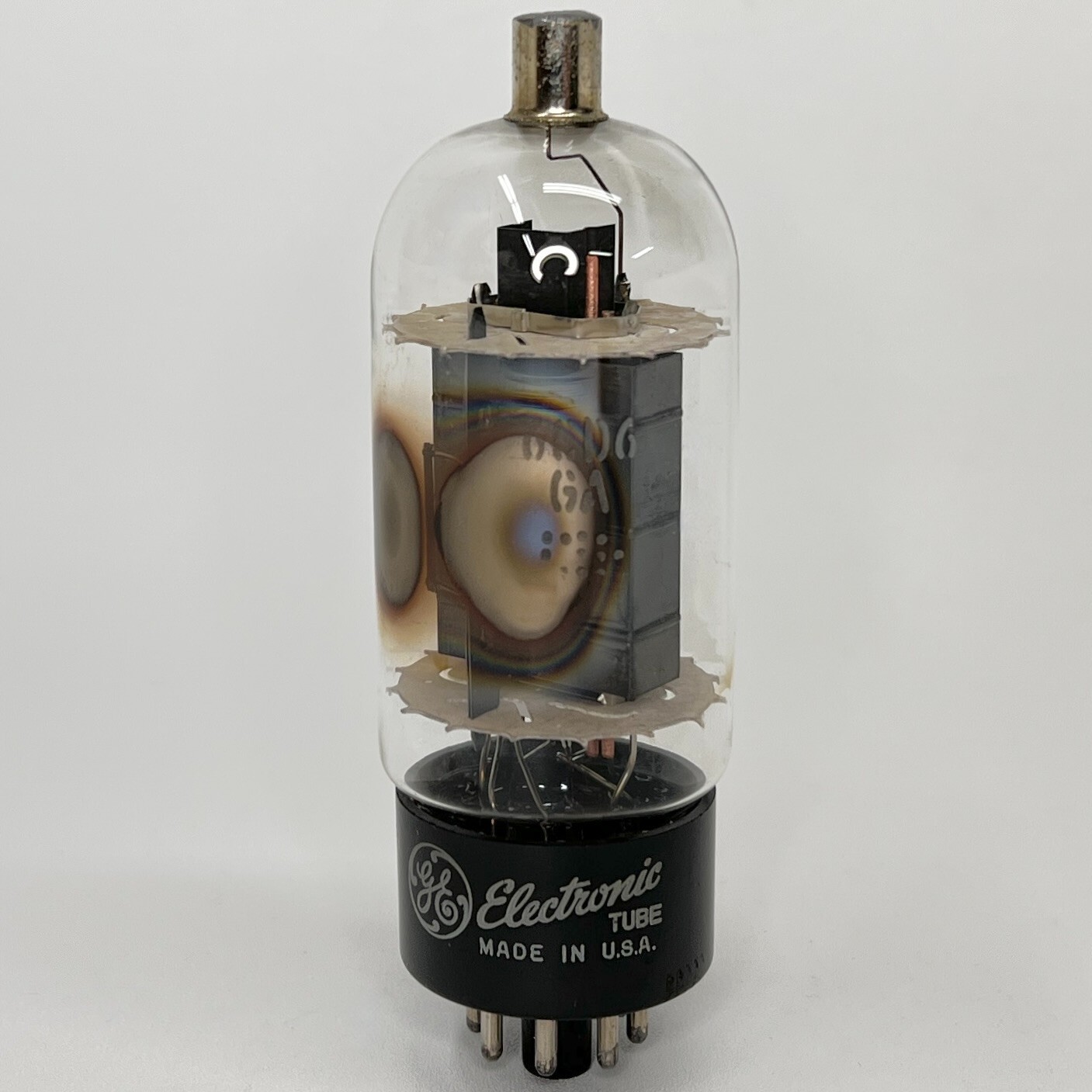 (1) Tested GE 6CD6GA Tube Date Code 58-09 General Electric 6CD6 GA Power Tube