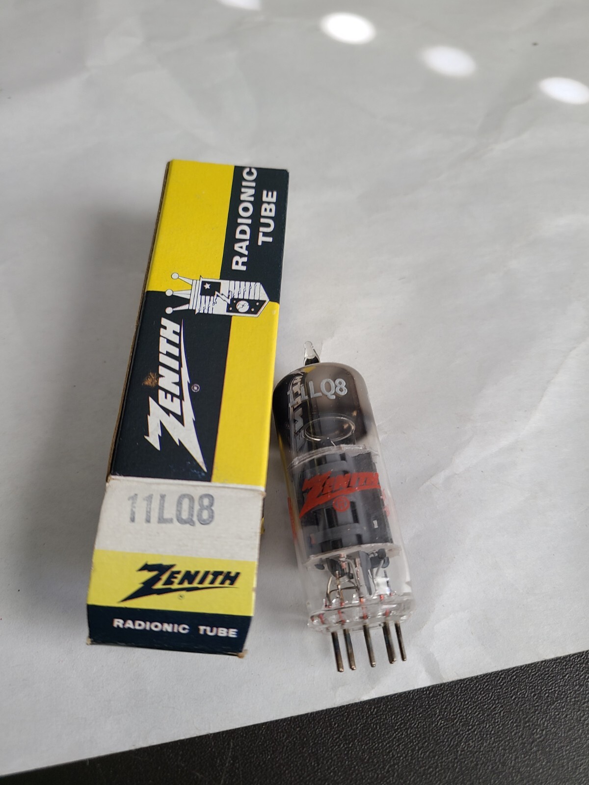 Lot 10 ZENITH/FUTABA Electronic Tubes w BOXES 10GK6, 11AF9, 17CT3, 12BD6 Etc