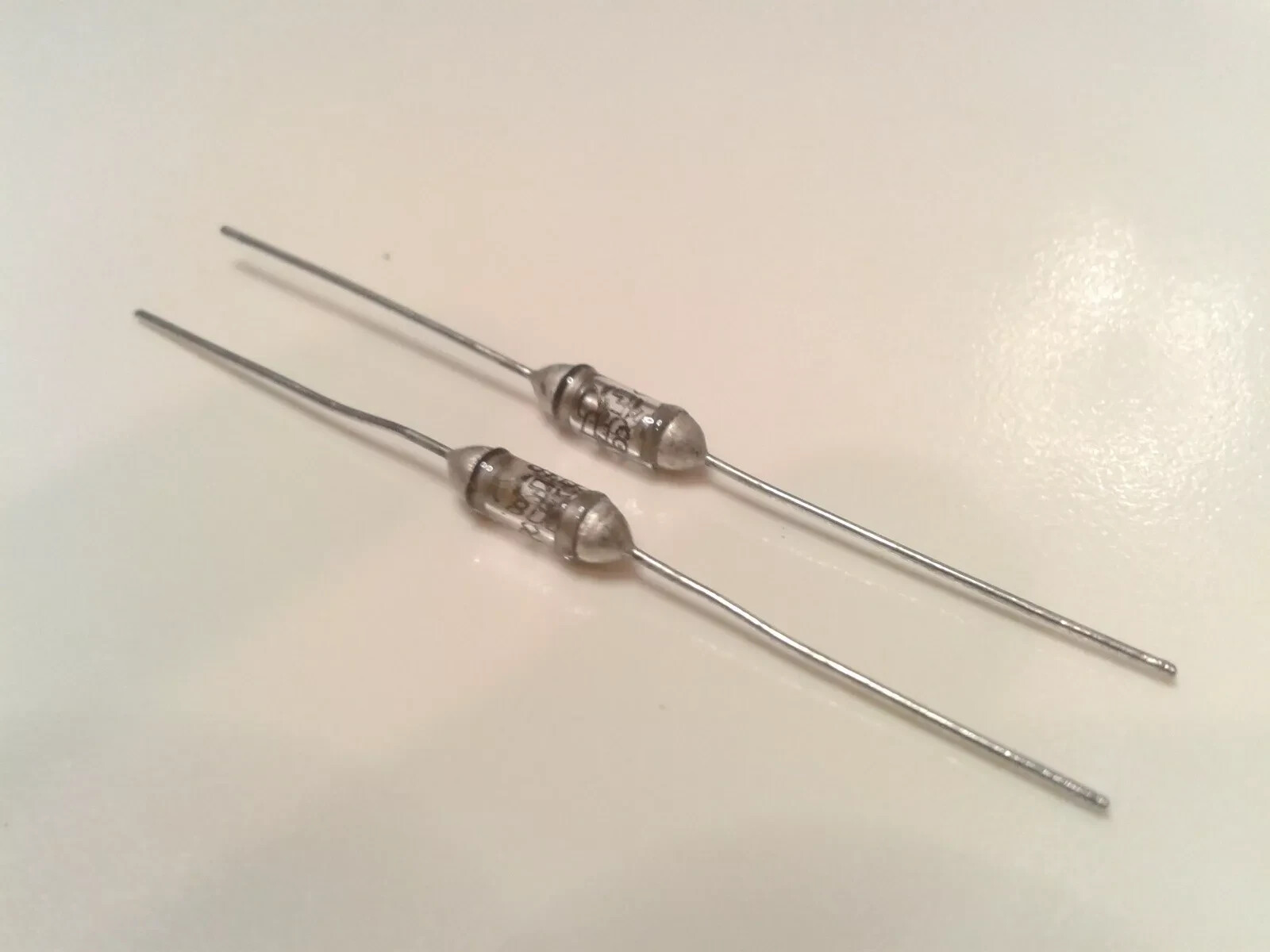 Genuine Point Contact Germanium Diodes (x2) – D18 USSR NOS