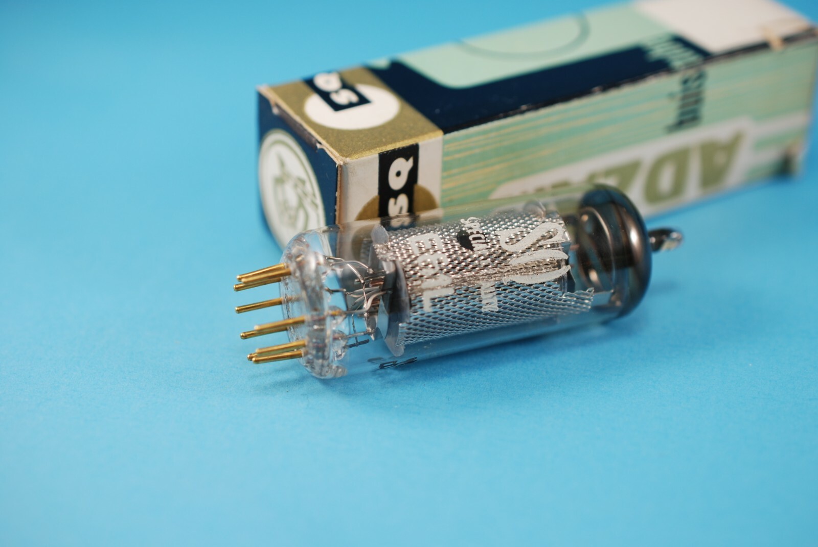 Adzam Valvo E81L 6686 NOS NIB Pentode Tube Gold Pin