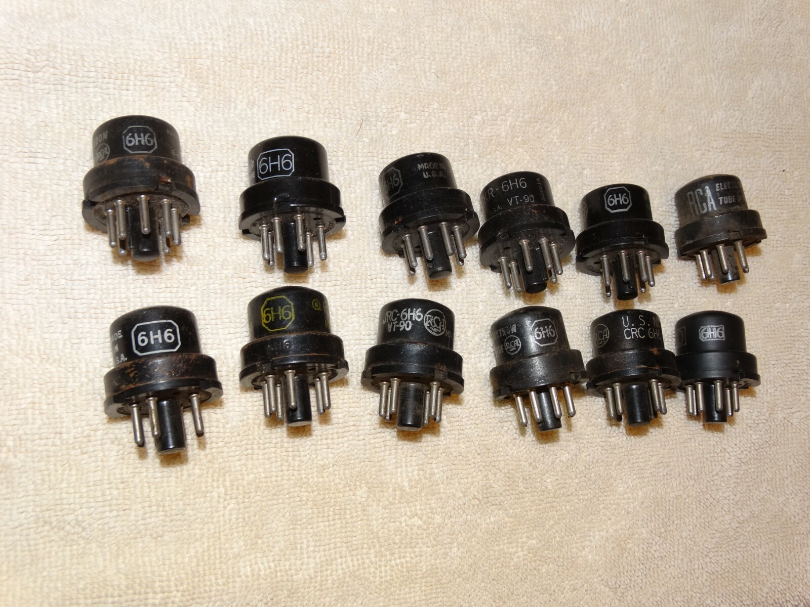 12 x 6H6 Metal Tubes *Various Brands*