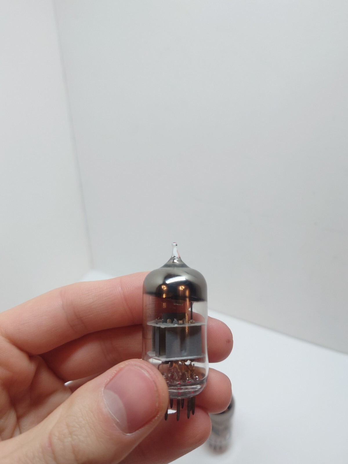 NOS 2pc USSR Voskhod Soviet 6N23P 6DJ8 6Н23П Tested VACUUM TUBE Rare Grey Shield