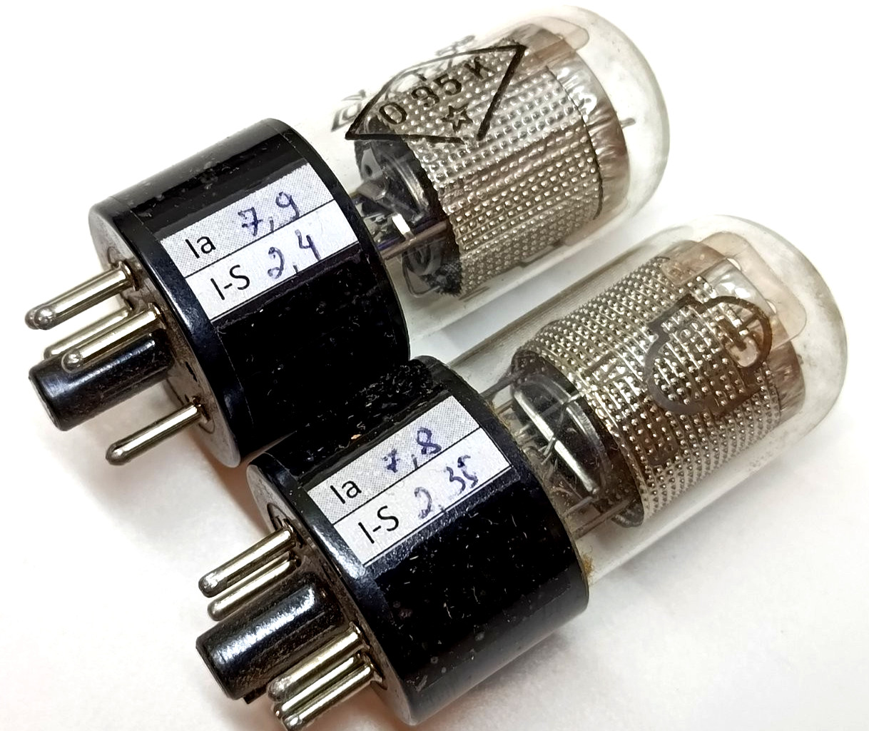 6S5S tube (6C5C) ~ (6J5,6J5GT) Triode 50s MATCHED PAIR tolerance 2% military