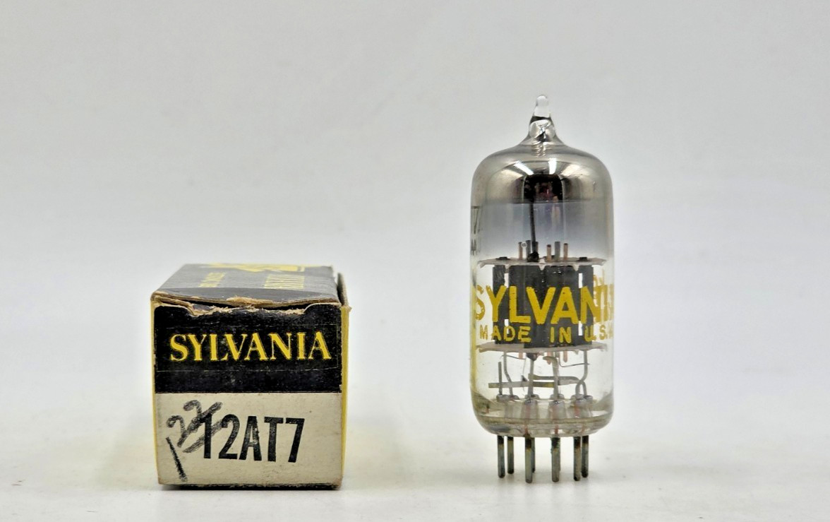 12AT7 / ECC81 Sylvania Balanced Tube (New Old Stock) Test NEW 1YearWarranty 6201