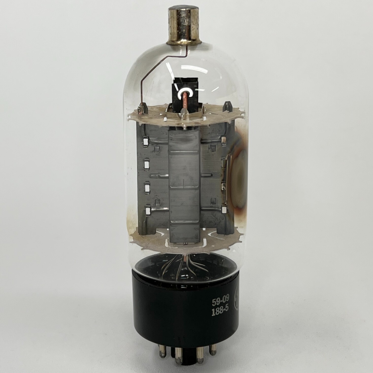 (1) Tested GE 6CD6GA Tube Date Code 58-09 General Electric 6CD6 GA Power Tube