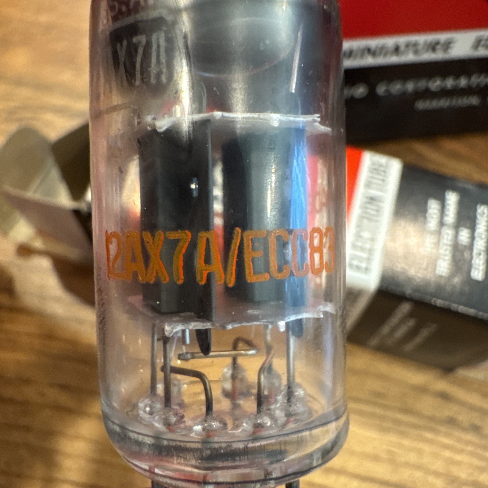 1 NOS RCA 12AX7A ECC83 12AX7 USA Amazing sound