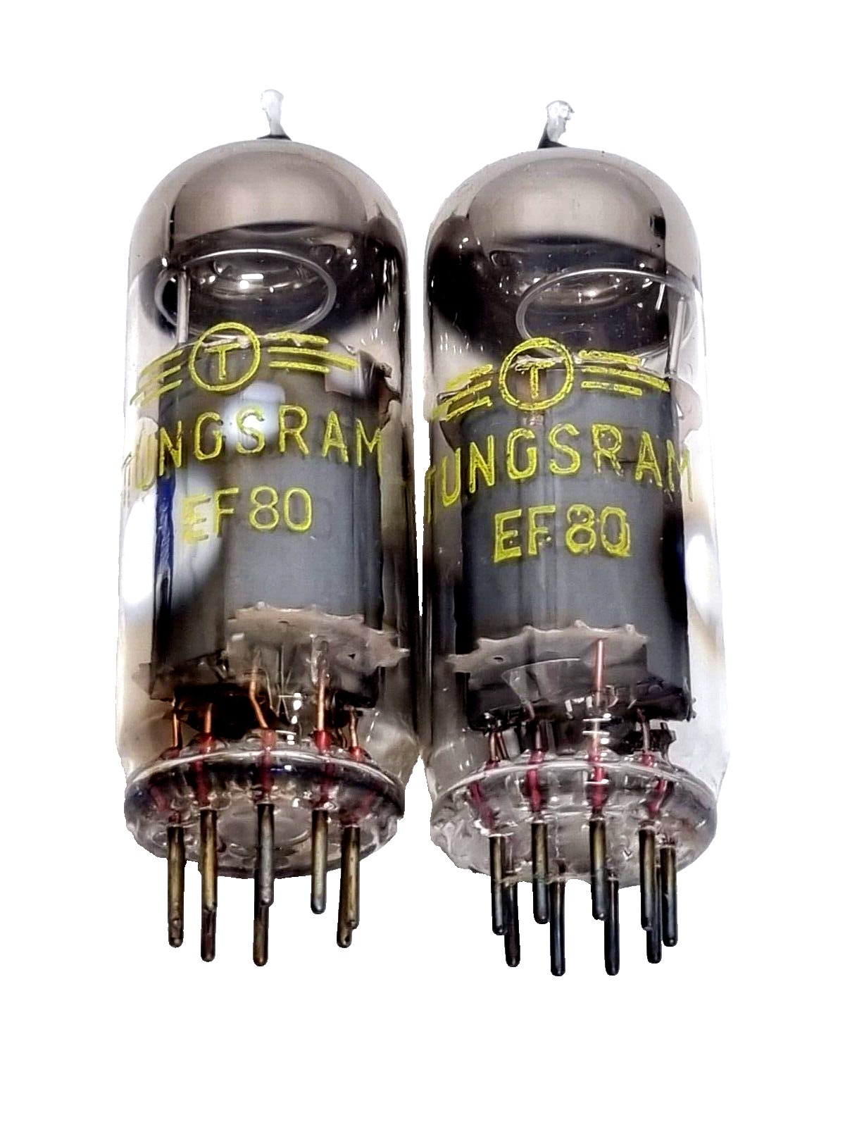 EF80/6BX6/Z719/8D6 TUNGSRAM PENTODE RF/IF TUBE / Lot of 2Pcs.